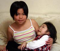 抱っこしてもらいました。