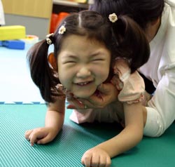 なぜか笑顔＾＾；