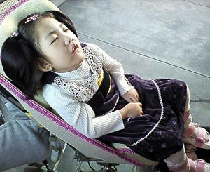 今日はスカートでちゅ♪