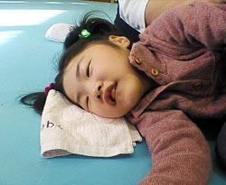 お顔パンパン^^;